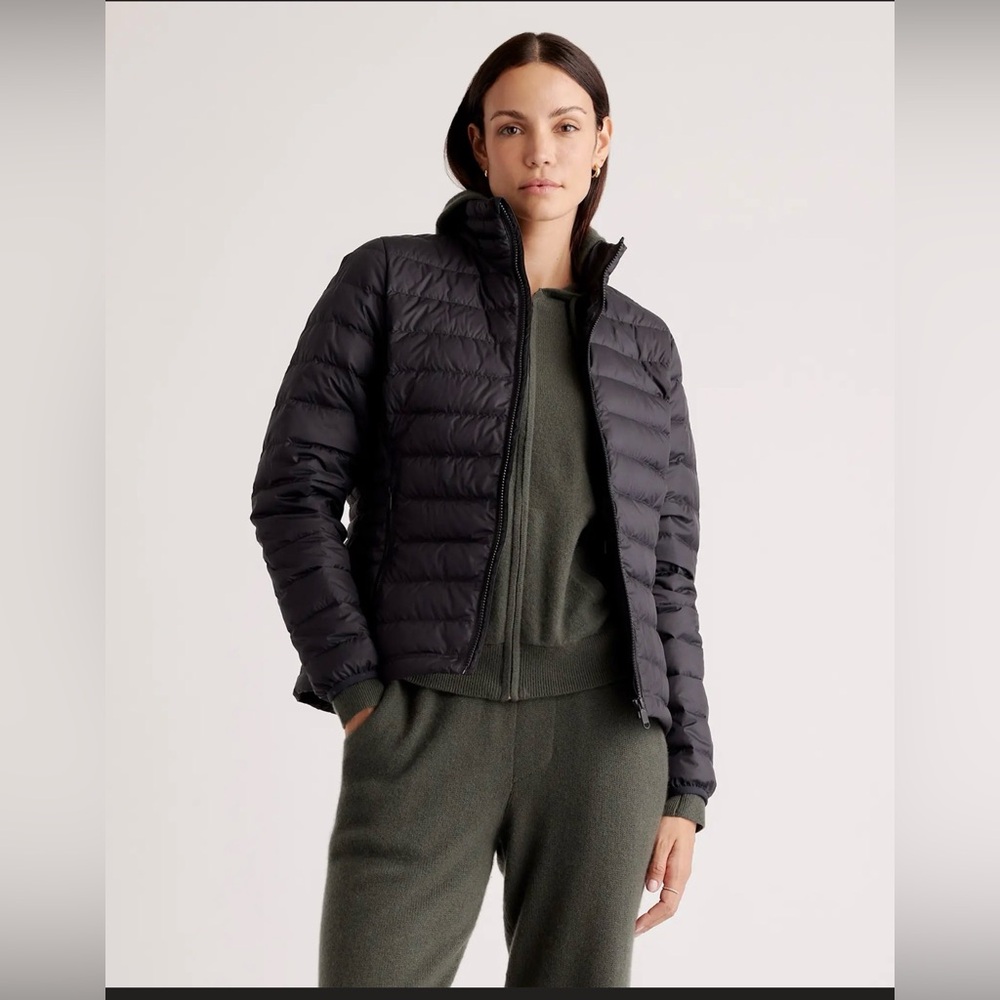Quince Lightweight Down Packable Puffer Jacket Size L